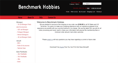 Desktop Screenshot of benchmarkhobbies.com
